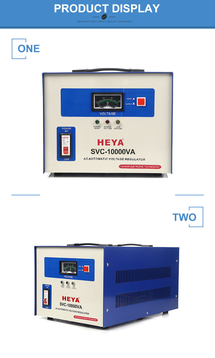 Single Phase SVC 10KVA Automatic Voltage Regulator Stabilizer Servo Motor Type Full Power AC for Voltage Protection manufacture