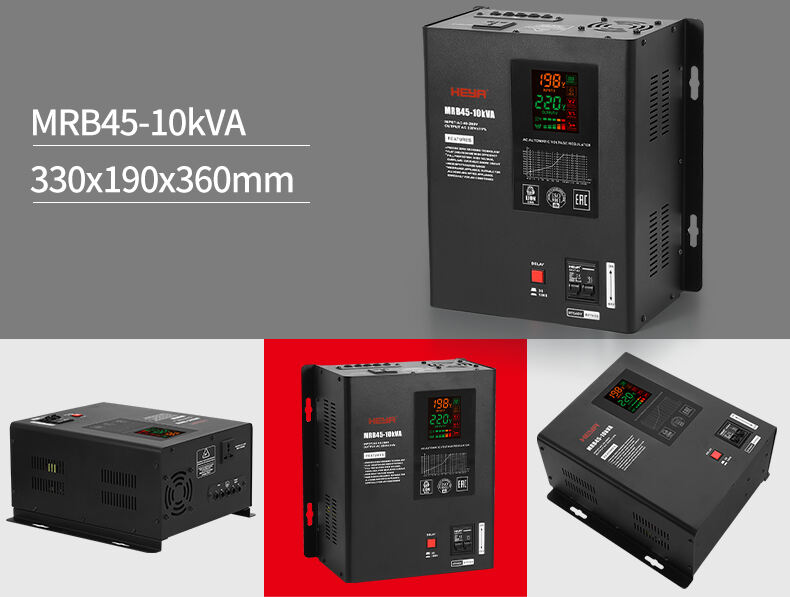 Factory New 10KVA Single Phase Automatic Voltage Regulator 45-280V Low Pressure LED Display SVC AC Stabilizer details