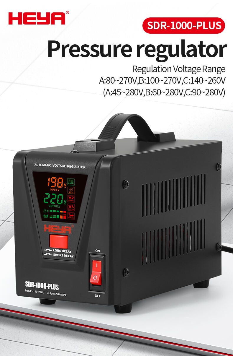 1000VA Single Phase Digital Relay 800W 1000W AC Automatic Regulators Stabilizers AVR 220V details