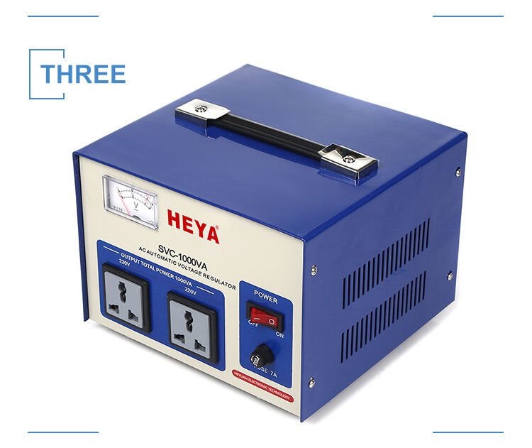 HEYA 220v AC Automatic Voltage Regulator Stabilizer High Quality Single-Phase SVC-1000va for Voltage Protection supplier