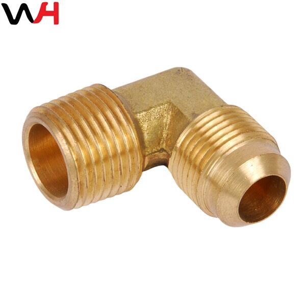 China factory  high quality CNC Machining Metals Brass Flare Pipe Fittings Cross  fitting manufacture