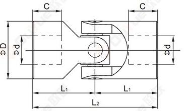 Özel Tek veya Çift Ayarlanabilir CNC Spline yuvarlak Direksiyon Mili Evrensel Kardan Mafsal Otomatik Rulmanlar ayrıntıları