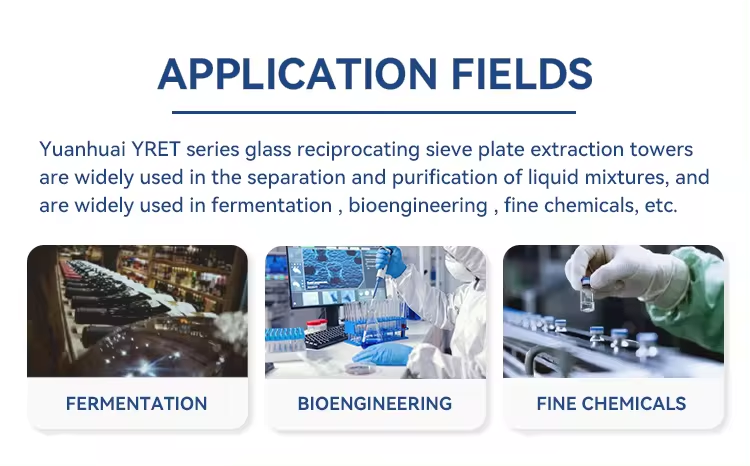 Reciprocating Sieve Plate Extraction Column Treatment Capacity: 10 L/h details