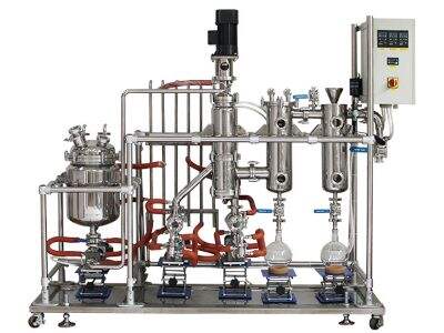 YHChem YMD-200 Glass Molecular Distillation Unit EPA/DHA Concentration Custom Solution