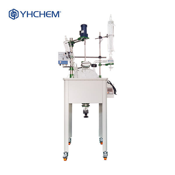 How the single jacketed glass reactor is used in chemical research