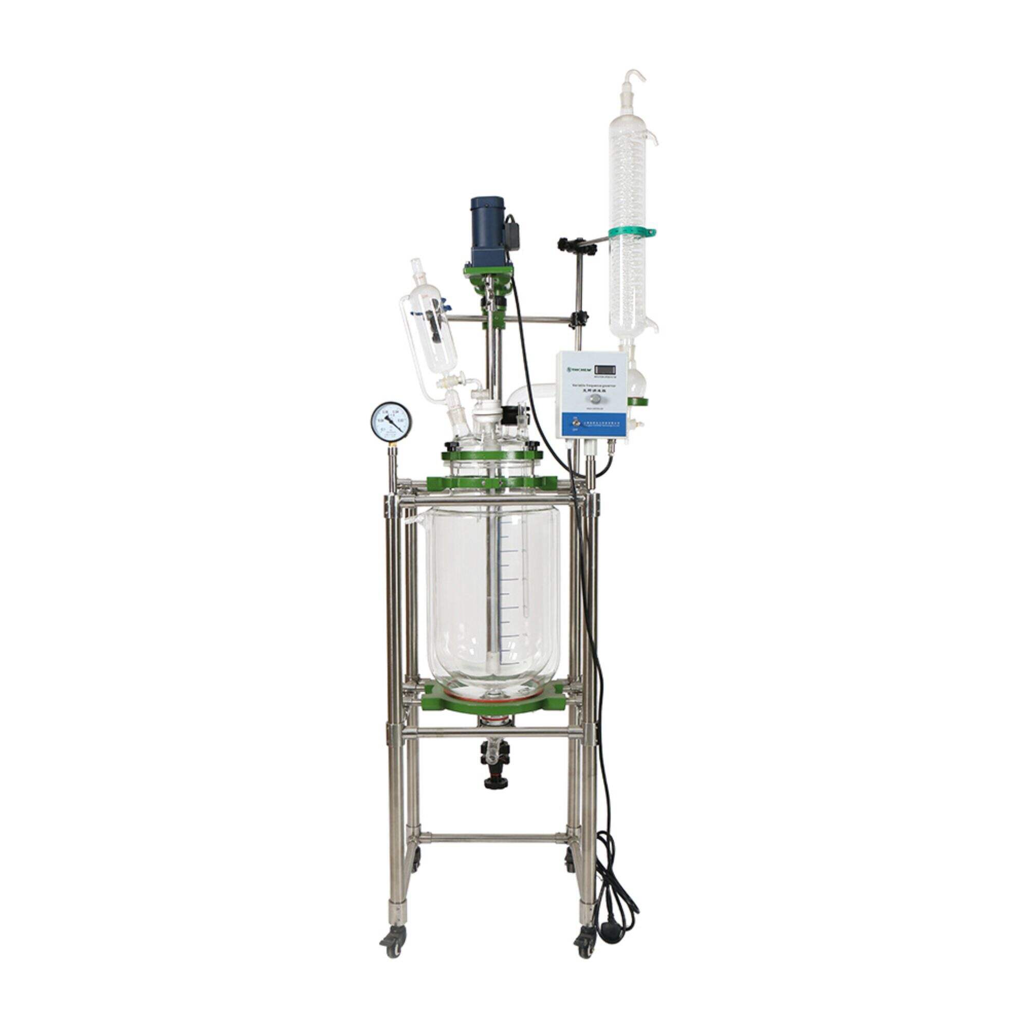 JGR-30 Jacketed Glass Reactor  Temperature Range: -80~200℃