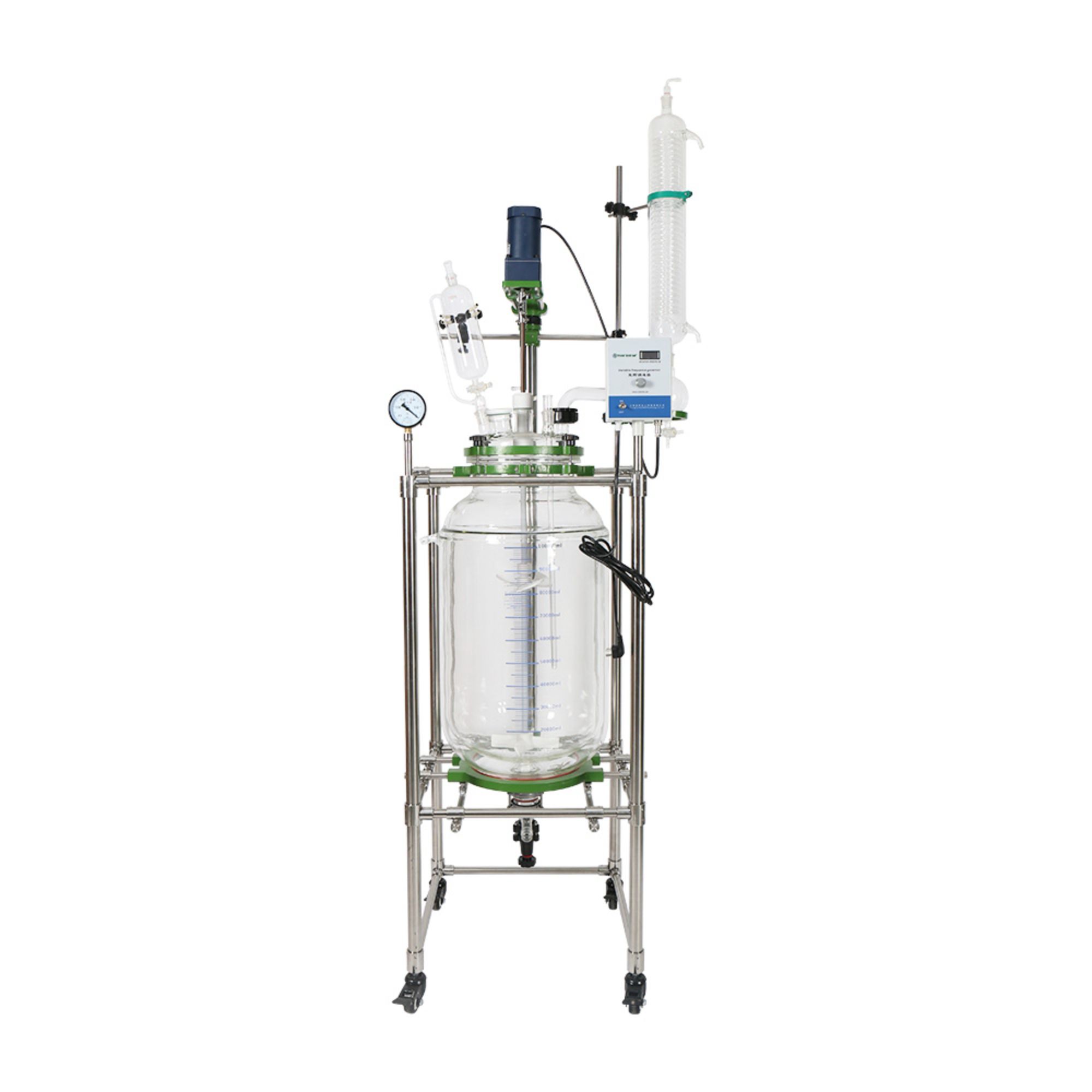 JGR-100 Jacketed Glass Reactor  Temperature Range: -80~200℃