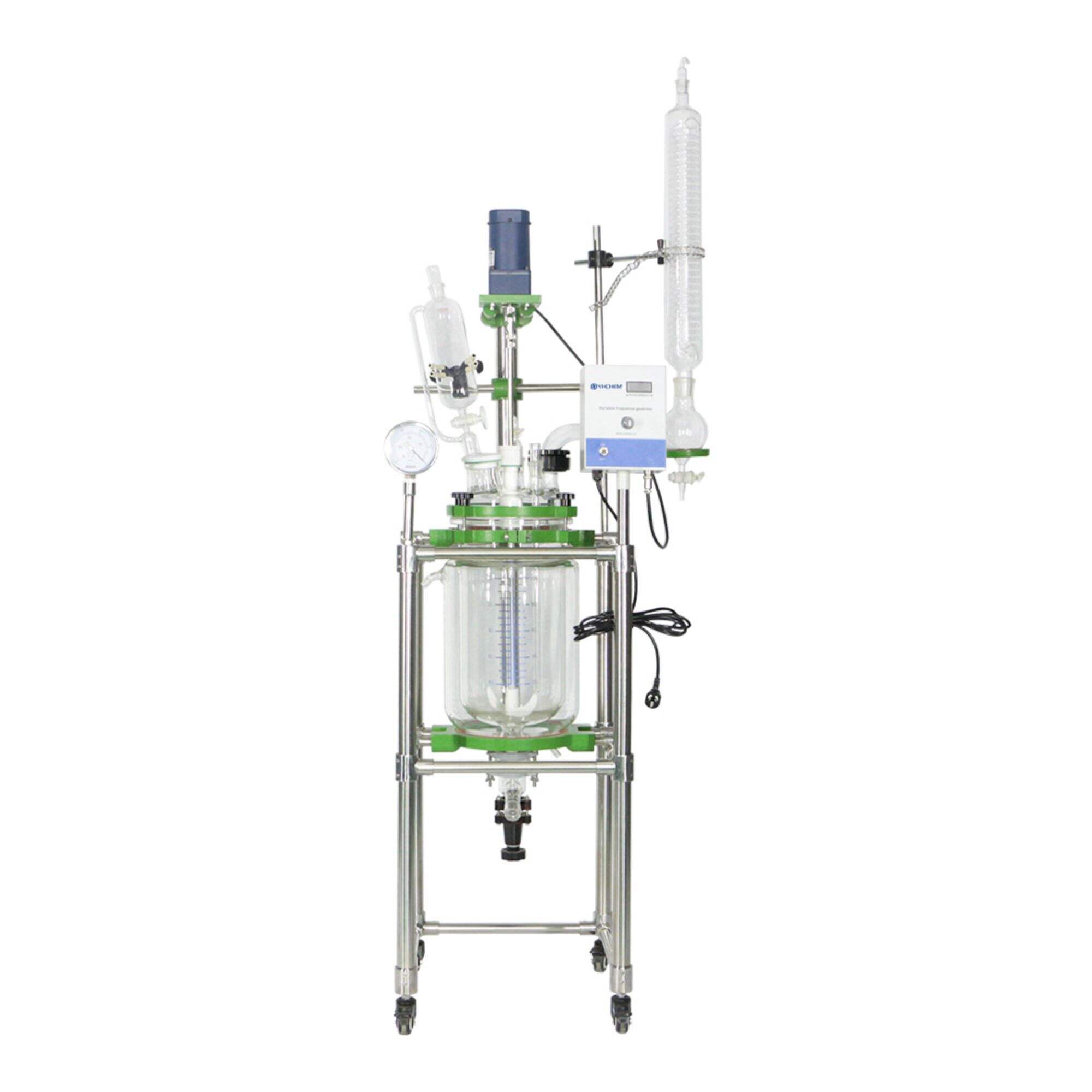 JGR-10 Jacketed Glass Reactor  Temperature Range: -80~200℃