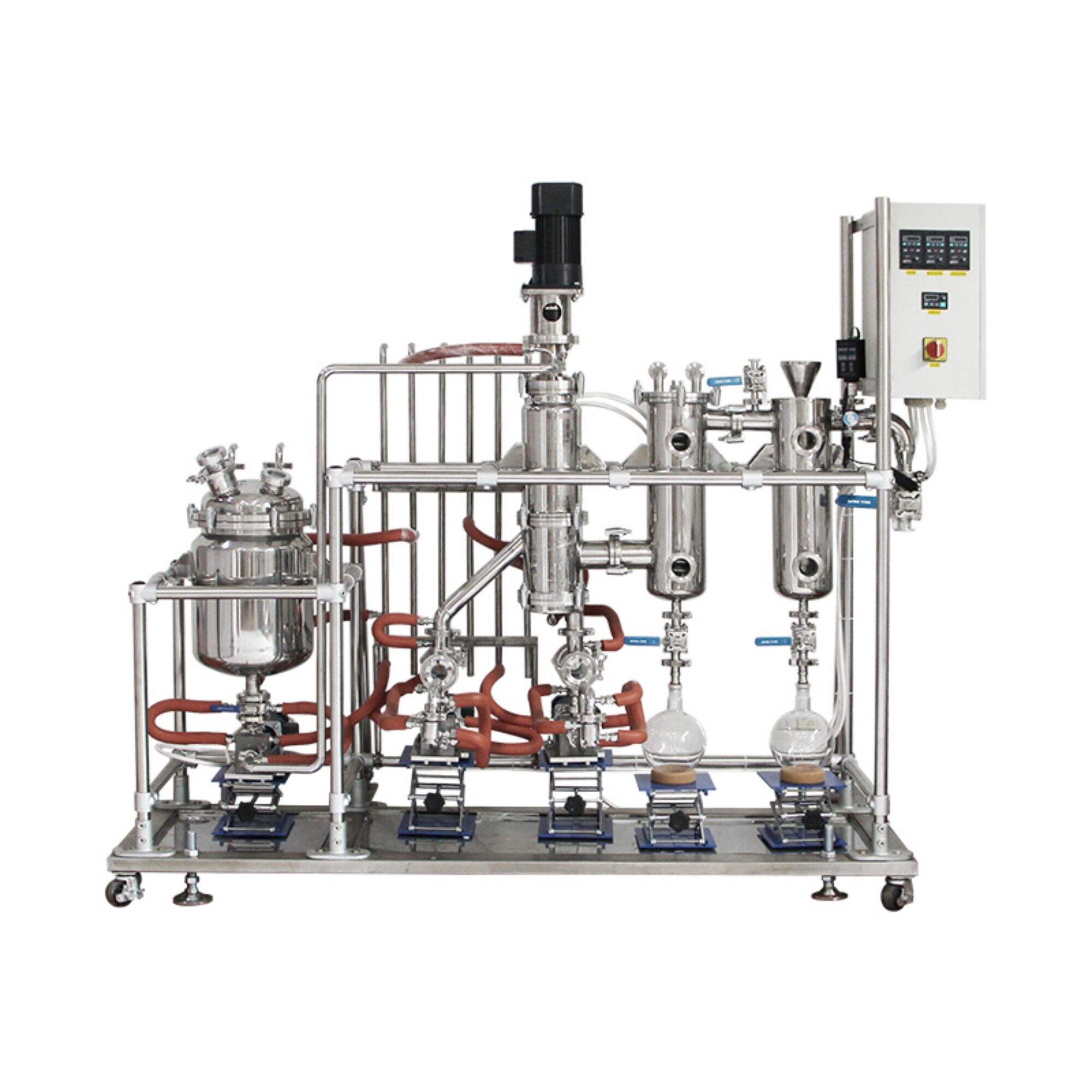 YMD-1S Stainless Steel Molecular Distillation Evaporated area：0.1㎡ Treatment capacity: 2~10L/h