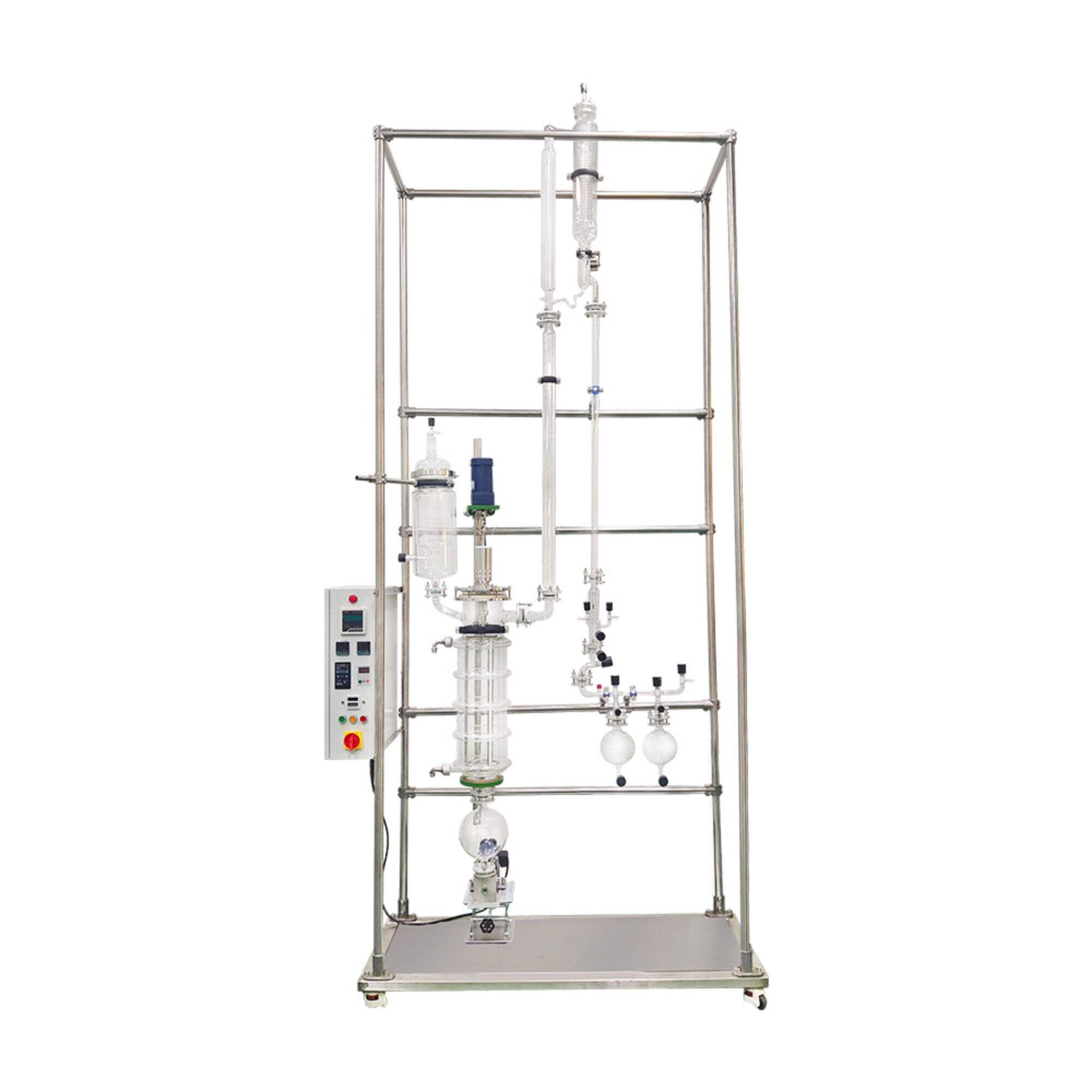 Customised Glass Thin Film Distillation Column Tower