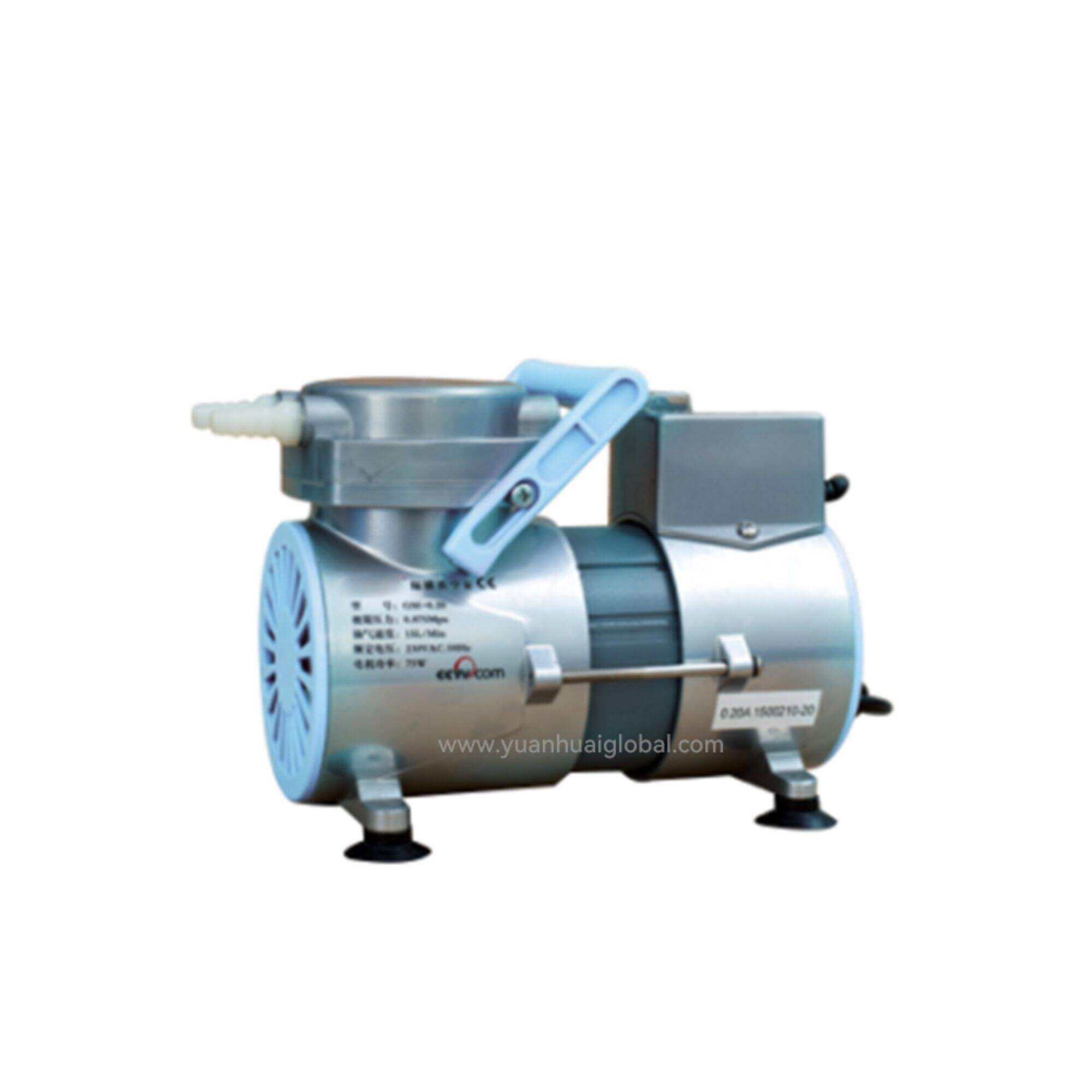 Diaphragm Pump Pumping Rate: 15~120 L/min Ultimate Vacuum: 0.08 MPa 