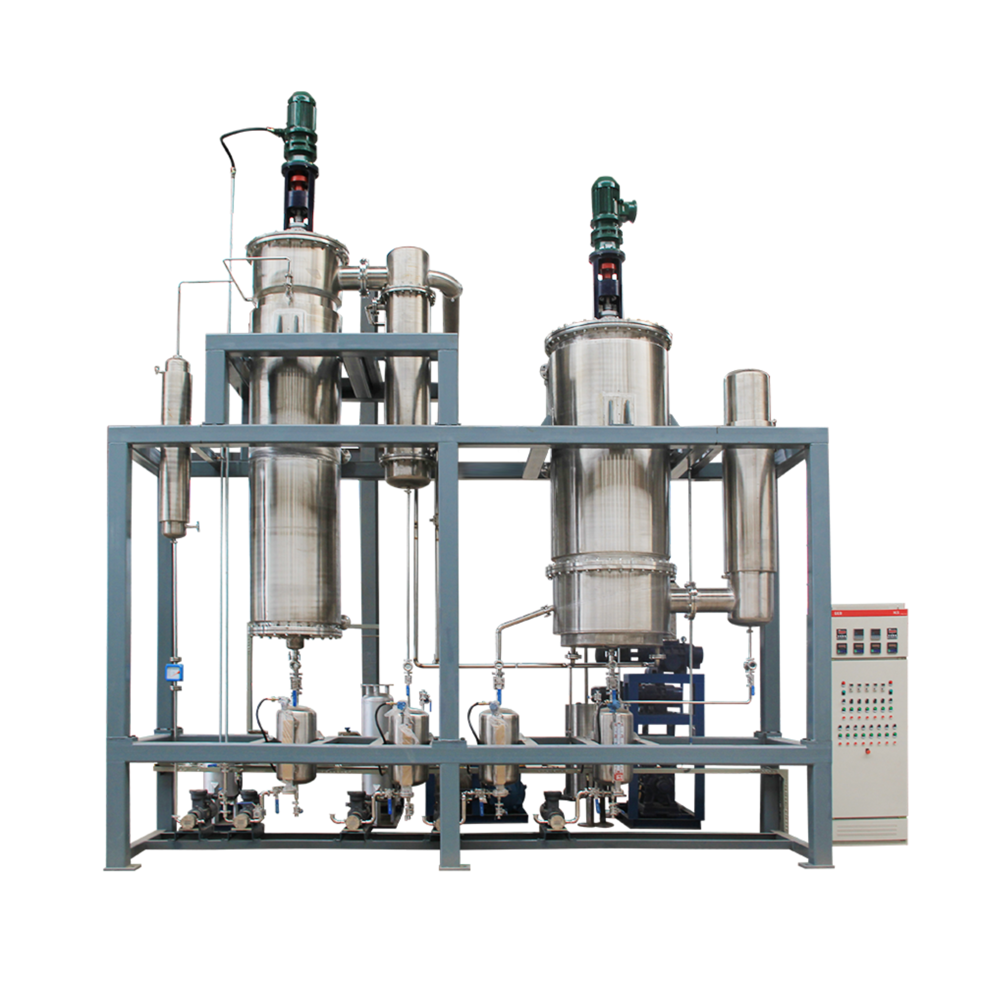 YMD-50S Stainless Steel Molecular Distillation Evaporated area: 5㎡ Treatment capacity: 100~500L/h