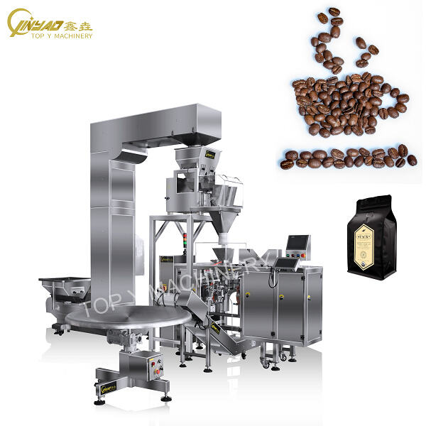 Security of beans machine that is packaging