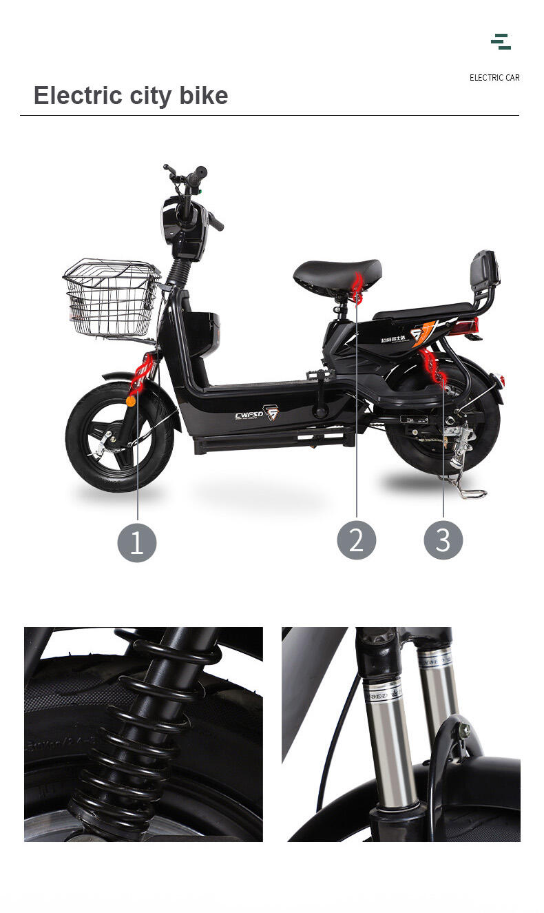 2022 China Factory Manufacture Various E Bikes Electric Bicycle Electric Scooter Factory Cheap Electric Motorcycle details