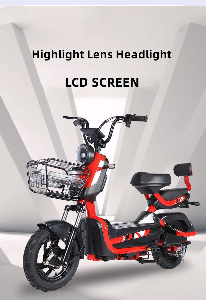 2024 Hot Sales 48V Electric Bike Motorcycles 350W 500W Motor Sepeda Listrik details