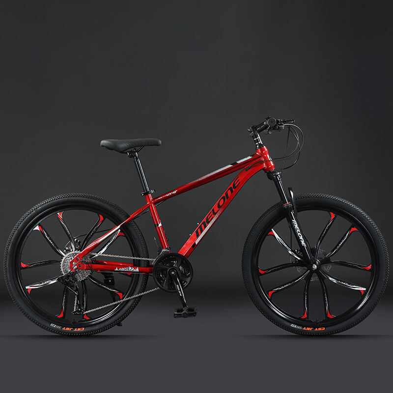 26'' Downhill Mountain Bike New Design Carbon Steel Frame Aluminum Alloy Handle Bar Suspension Fork Disc Brake Braking System factory