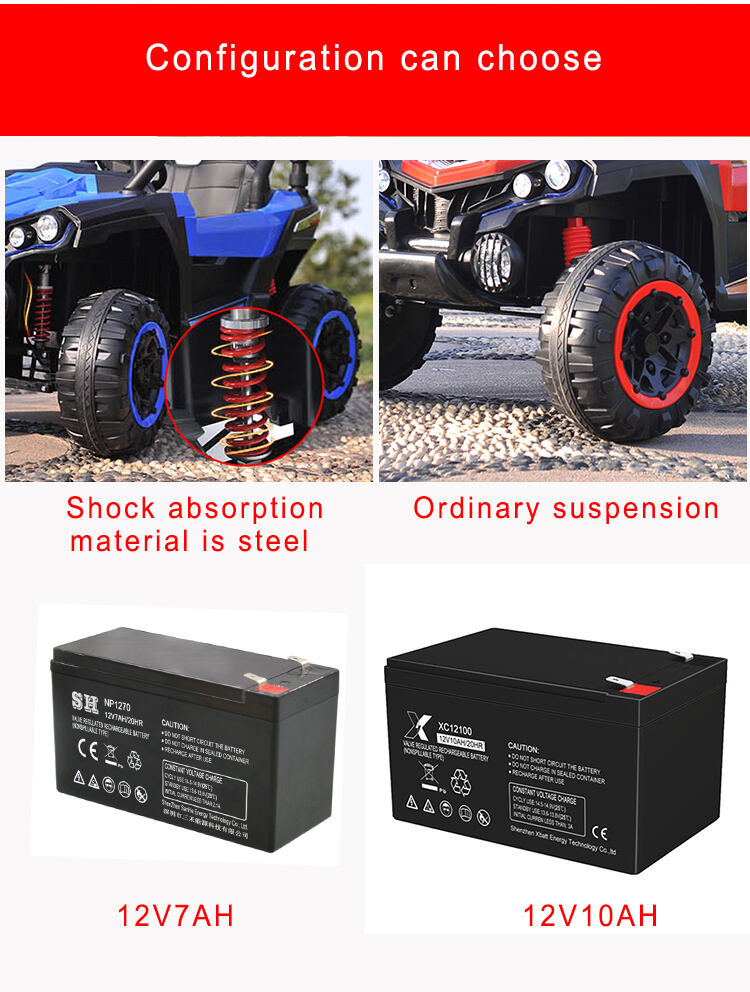 New High Quality Kids 12V10ah Electric Ride On Car Classic Remote Control Children Ride-On Cars manufacture