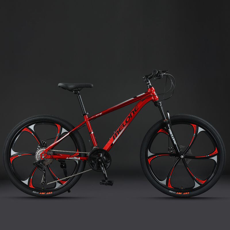 26'' Downhill Mountain Bike New Design Carbon Steel Frame Aluminum Alloy Handle Bar Suspension Fork Disc Brake Braking System manufacture