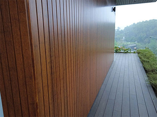 Bamboo outdoor building decoration materials have been successfully used in projects in Thailand, demonstrating excellent performance and aesthetic effects