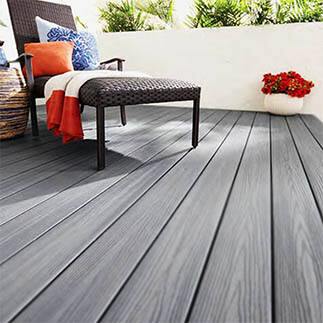 Backyard Anti Slip Garden Anti-aging Laminate 140*25mm PVC Foam Decking