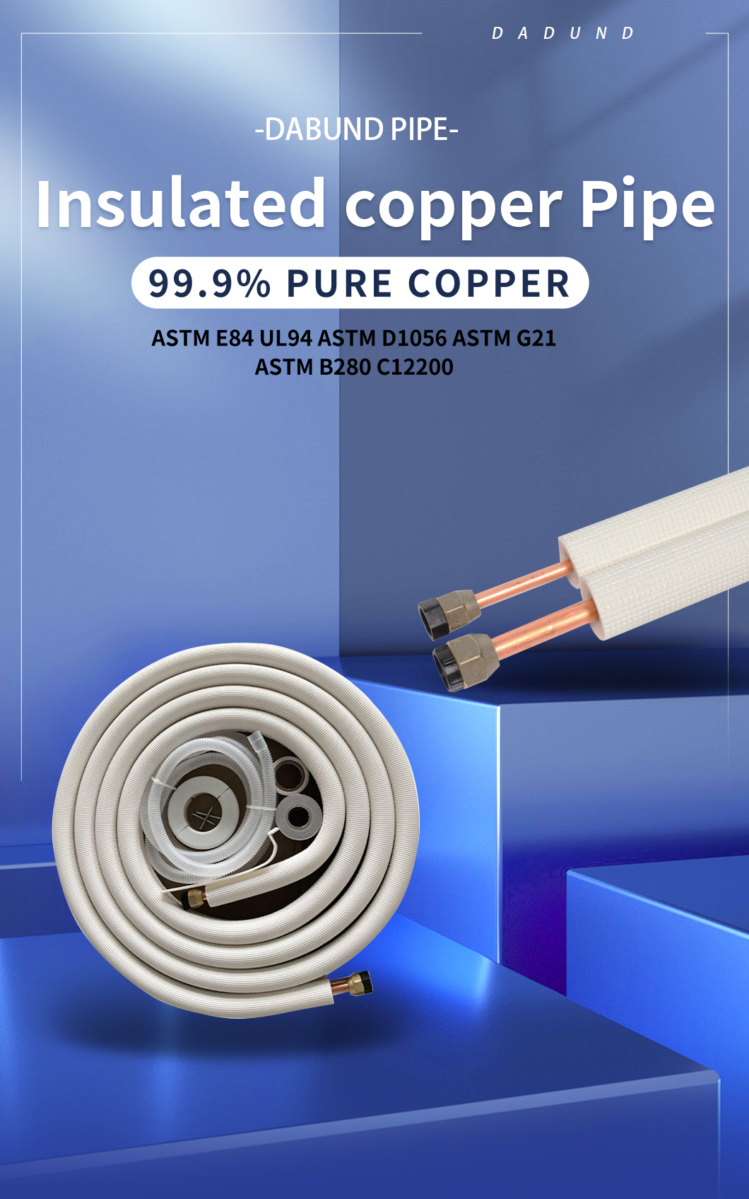 High Quality Copper Tube Copper Air Conditioner Installation Kit details