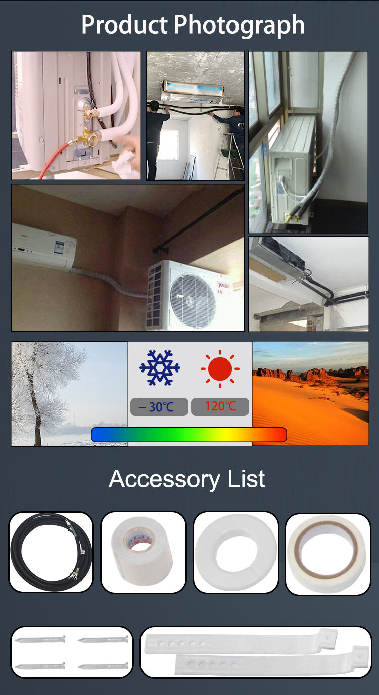 China supplier 1/2 3/8 5/8 1/4 Insulated Air Conditioner Copper Aluminium Connecting Tube Pipe details