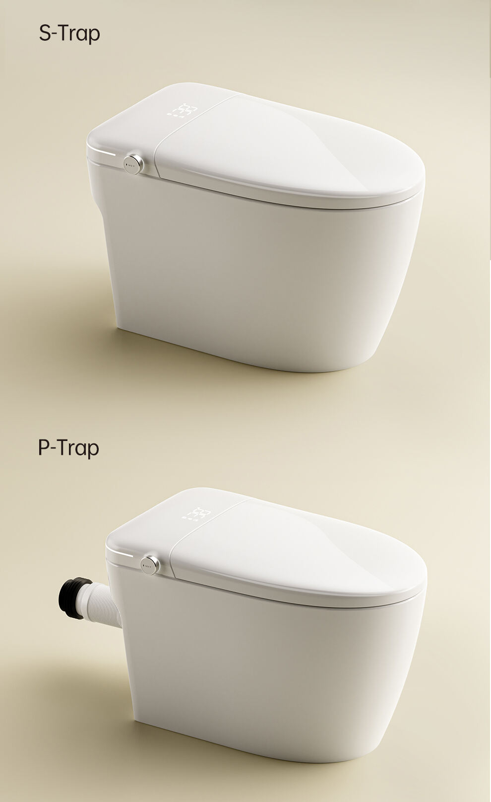 Modern Electronic Automatic Ceramic Toilets Bowl Wc Bathroom WC One Piece Intelligent Smart Toilets manufacture