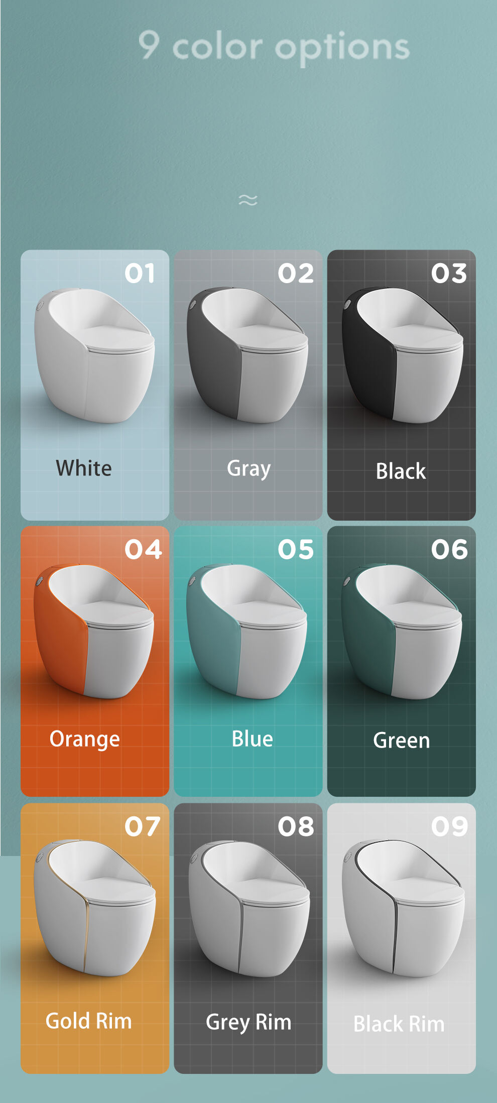 New sanitary ware one piece wc toilets floor mounted colored bathroom toilet bowl ceramic marble black toilet manufacture