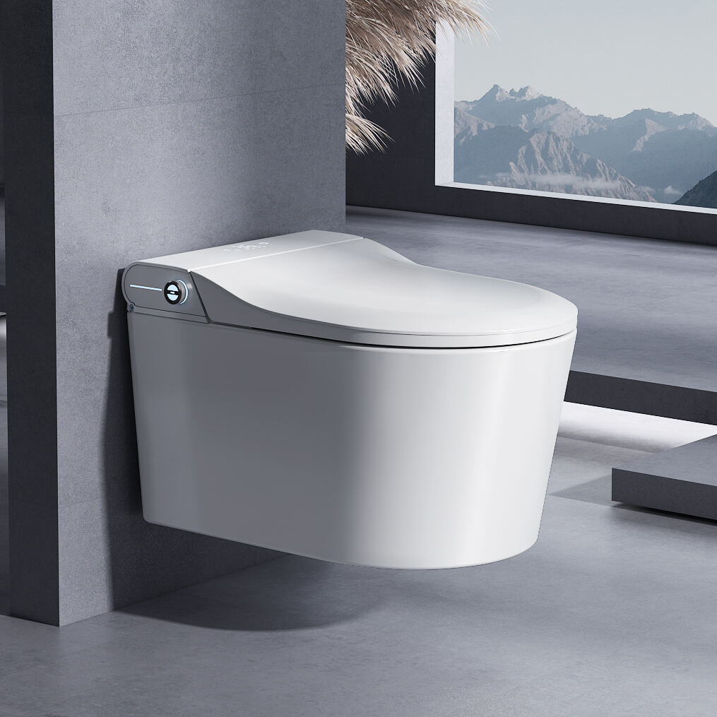 Concealed Cistern Back To Wall Intelligent Wc Wall Hung Toilet Bowl Automatic Toilet Bidet Bathroom Wall Hung Smart Toilet supplier