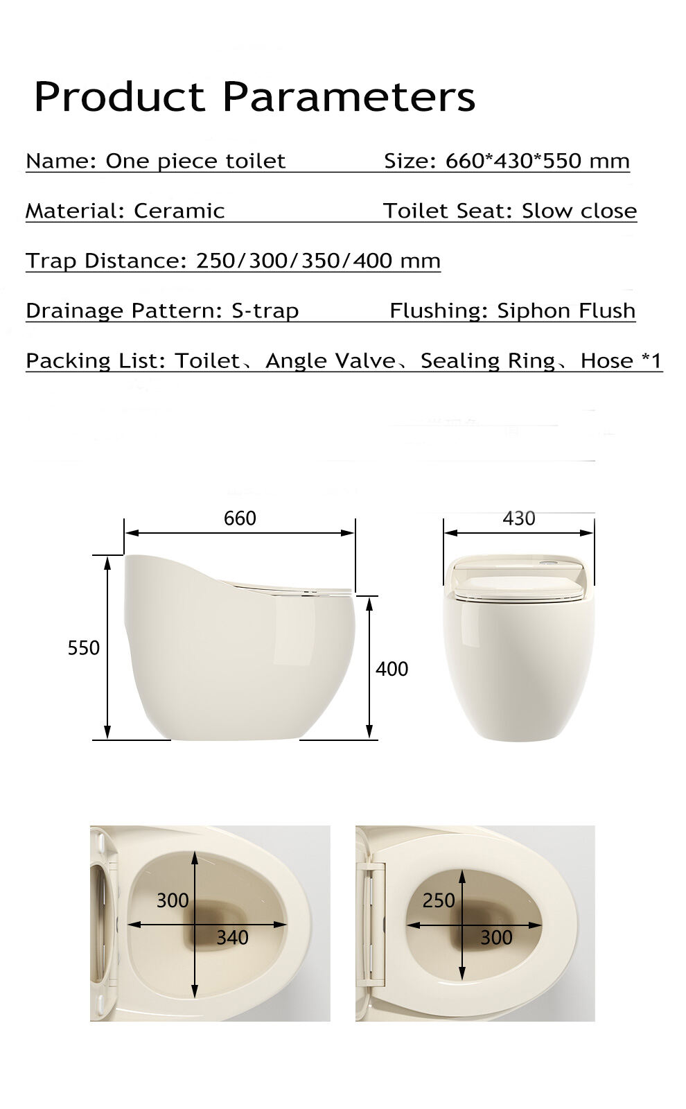 Modern round egg shape bathroom water closet ceramic sanitary ware commode matt color toilet bowl one piece toilet factory