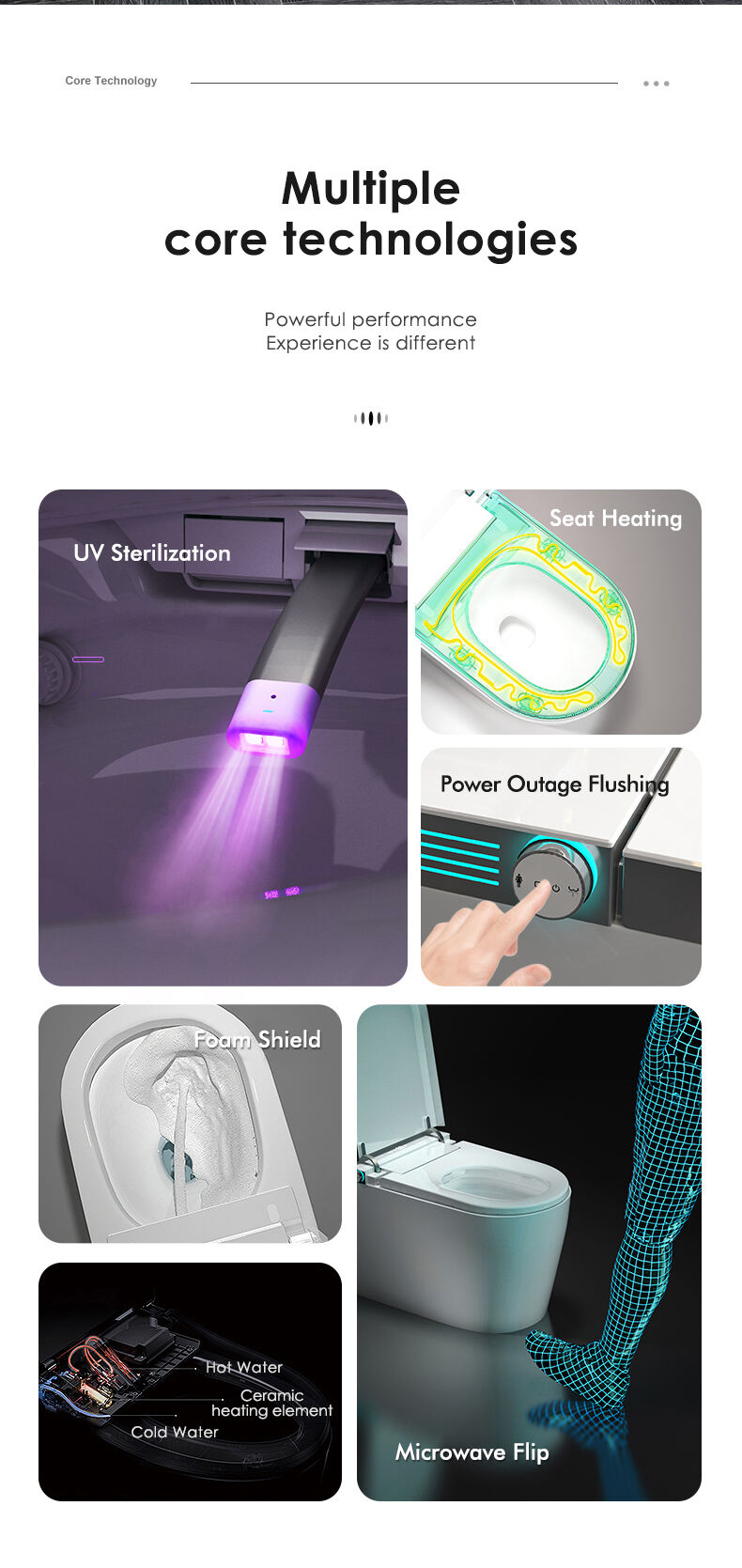 Modern auto open intelligent bathroom wc electric sanitary items ceramic commode toilet one piece smart bidet toilet details