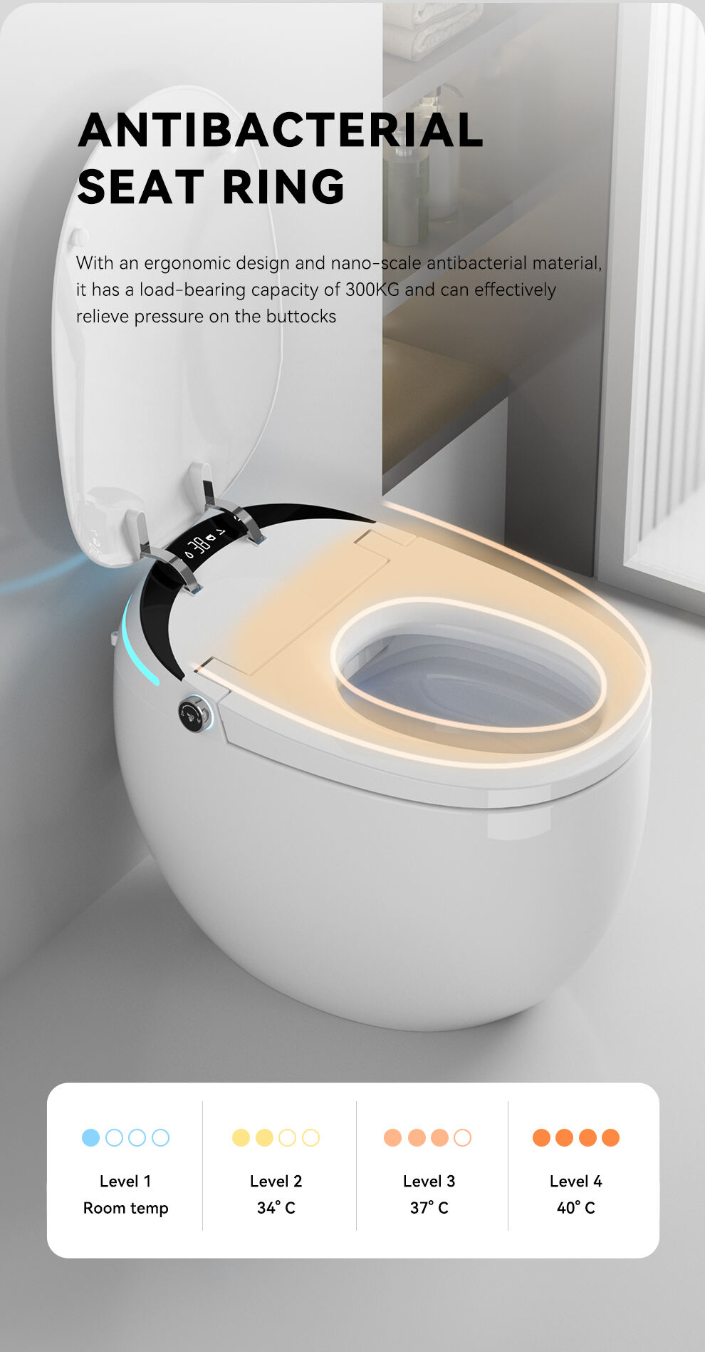 Modern Intelligent Toilet Electronic Automatic Ceramic Toilet Bowl Auto Open Sensor Flush Commode Intelligent Smart Toilet details