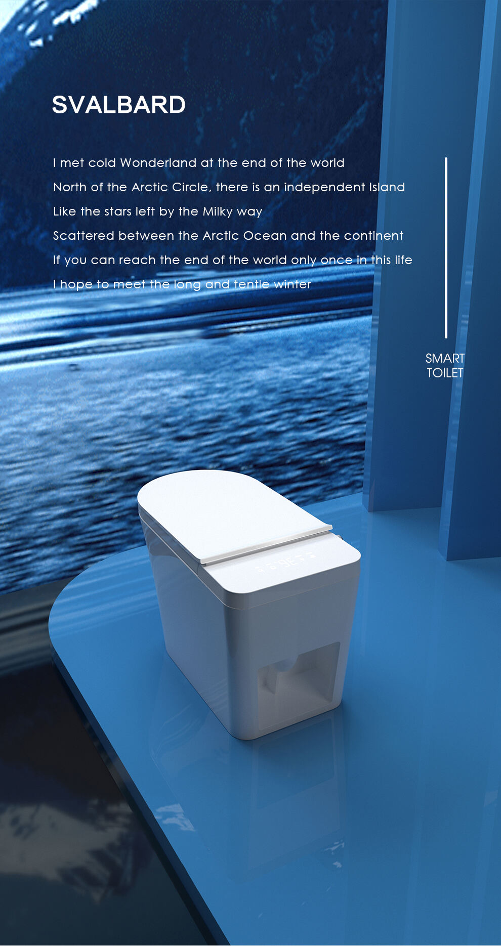 Fashion modern bathroom heat seat intelligent toilet bowl ceramic smart sensor wc toilet sanitary ware smart toilet factory