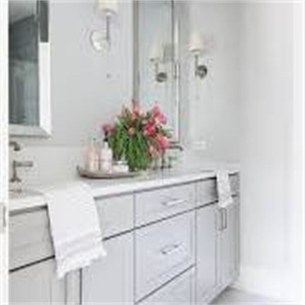 Timeless Bathroom Design With Grey Cabinets