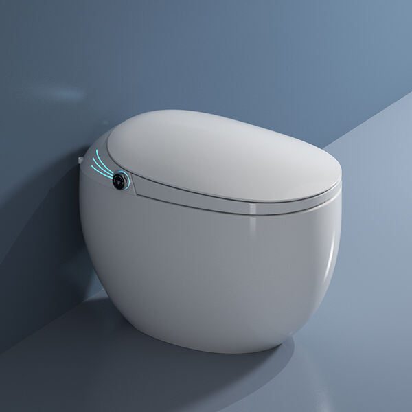 Modern round intelligent close stool auto flush egg shape inodoro toilet bowl commode bathroom ceramic automatic smart toilet factory