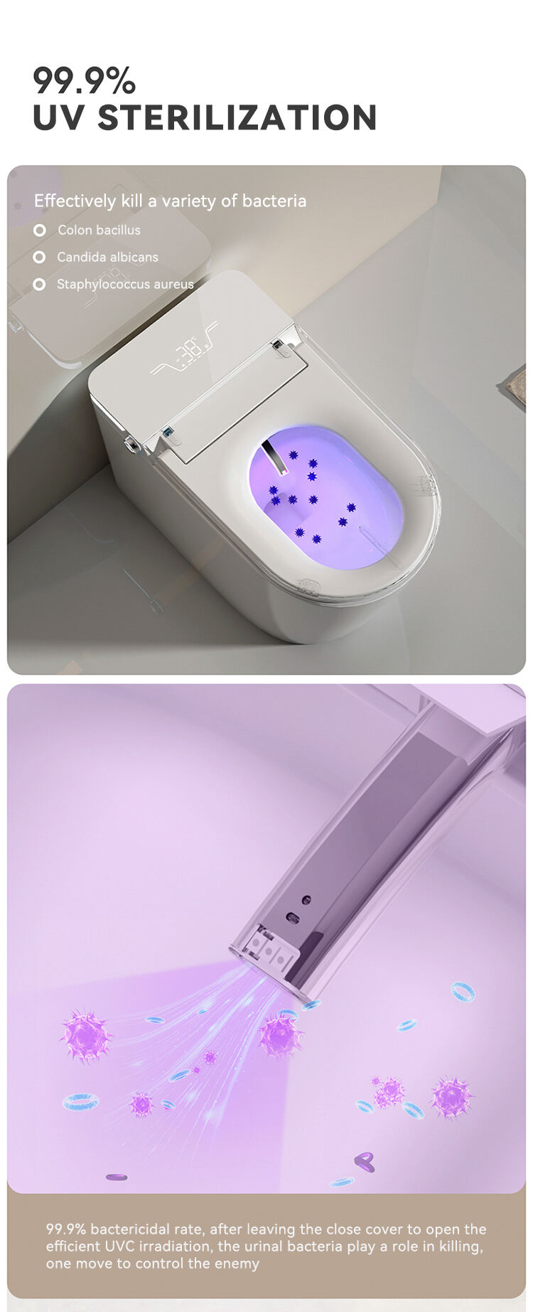 Hot Sale Bathroom Wc Sanitary Ware Items Intelligent Toilet Bowl Auto Sensor One Piece Bidet Toilet Automatic Smart Toilet supplier