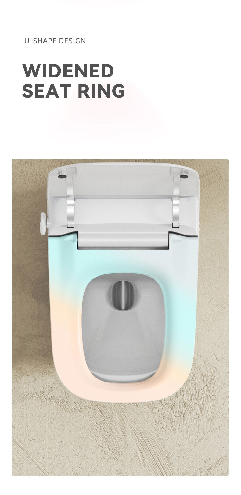 Modern Electronic Automatic Ceramic Toilets Bowl Intelligent Inodoro Bathroom WC One Piece Smart Toilets details