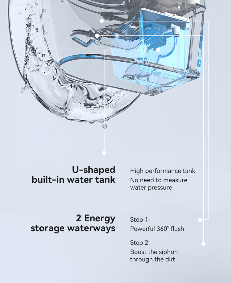 High end automatic flush bathroom wc commode s p trap smart toilet bidet Intelligent smart toilet details