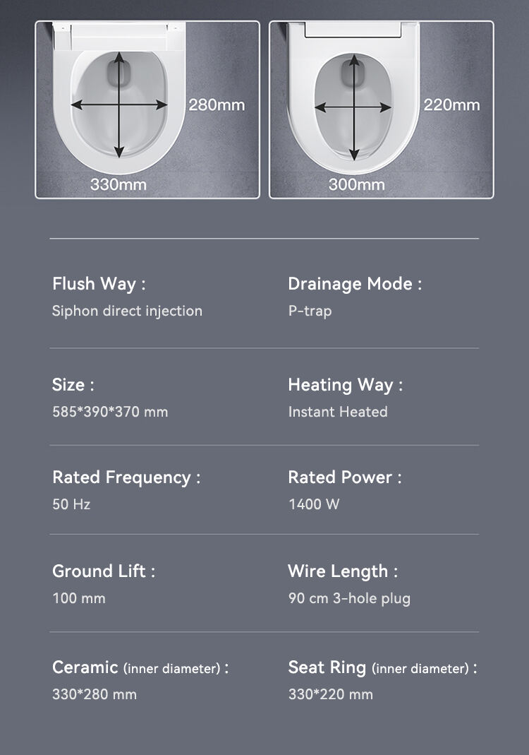 Concealed Cistern Back To Wall Intelligent Wc Wall Hung Toilet Bowl Automatic Toilet Bidet Bathroom Wall Hung Smart Toilet supplier