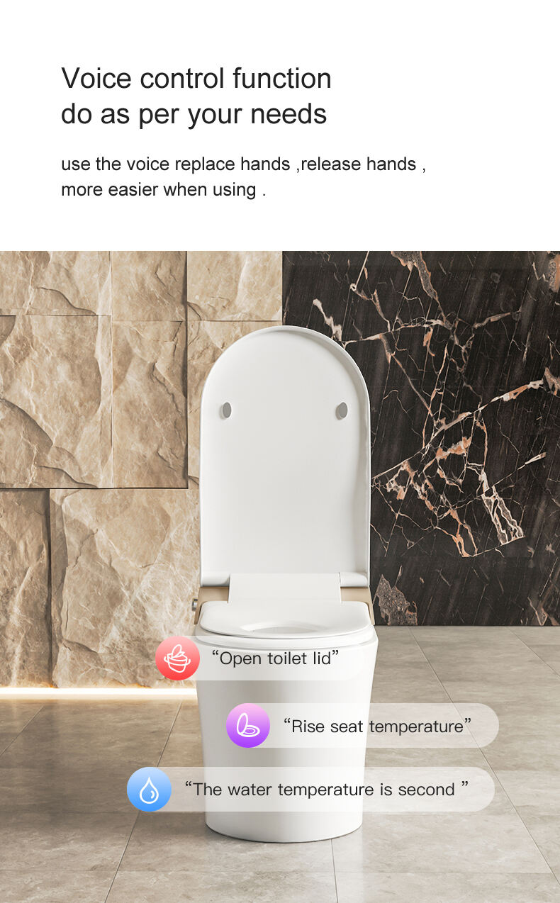 Automatic Sanitary Ware Self Clean Auto Open Sensor Flush Toilet Bowl Bathroom Electronic Intelligent Smart Wc Toilet details