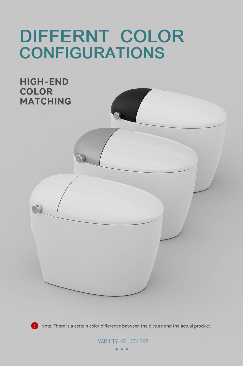 Modern egg shape auto sensor one piece intelligent toilet bowl bathroom electric wc toilet egg round smart toilet manufacture