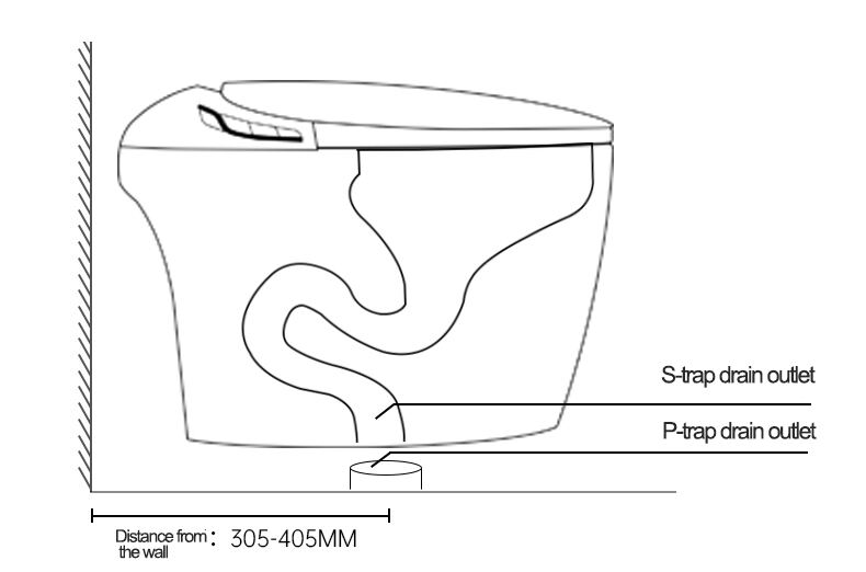 Self Clean Auto Open Sensor Flush Siphonic Automatic Toilet Bowl Floor Electronic Bathroom Wc Intelligent Smart Toilet supplier