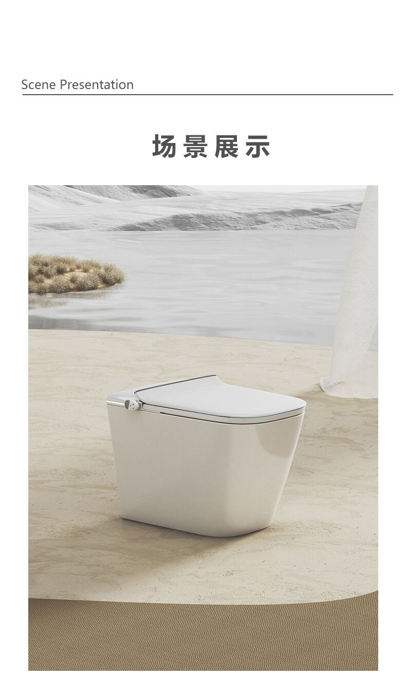 Modern Electronic Automatic Ceramic Toilets Bowl Intelligent Inodoro Bathroom WC One Piece Smart Toilets details