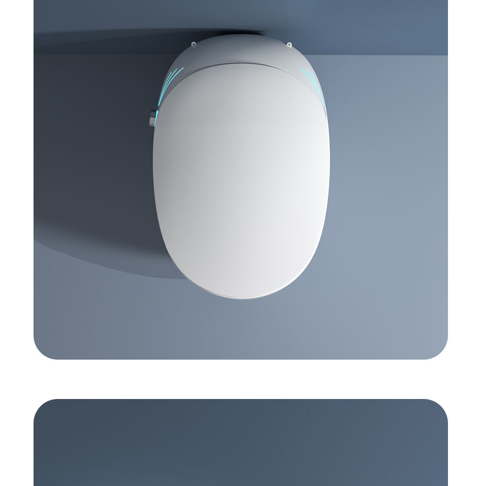 Modern round intelligent close stool auto flush egg shape inodoro toilet bowl commode bathroom ceramic automatic smart toilet supplier