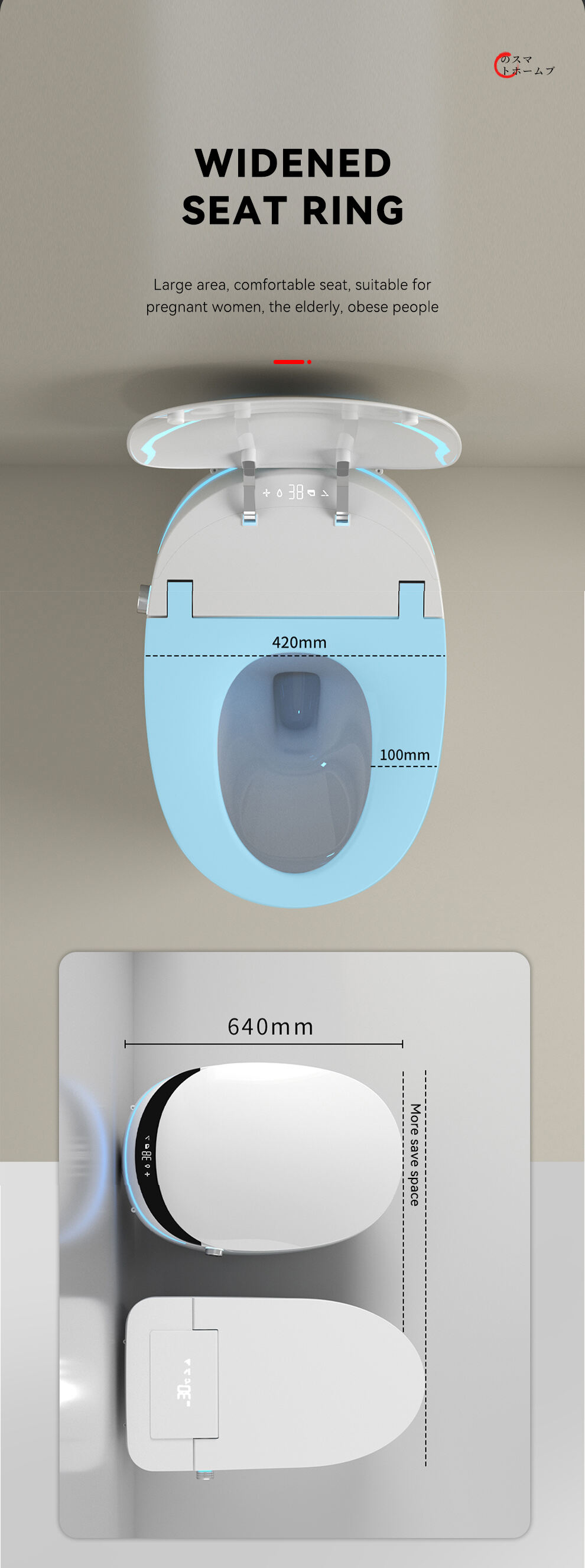 Hot Selling Sanitary Ware Auto Open Sensor Flush Commode Automatic Toilet Bowl Electronic Bathroom Wc Intelligent Smart Toilet supplier