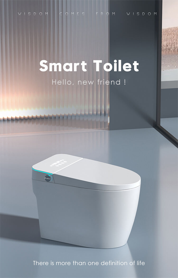 Modern Sanitary Ware Automatic Bathroom Wc Intelligent Toilets Bowl Ceramic Smart Toilet For Hotel manufacture