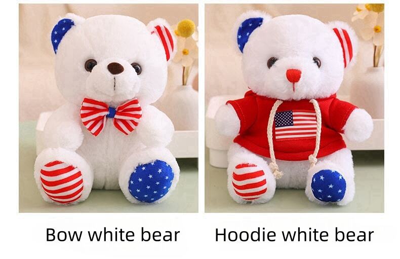 Wholesale Personalized Teddy Bears With Hoodie Custom LOGO Text OEM Blank Sublimation Shirts Teddy Bear Promotional Gifts factory