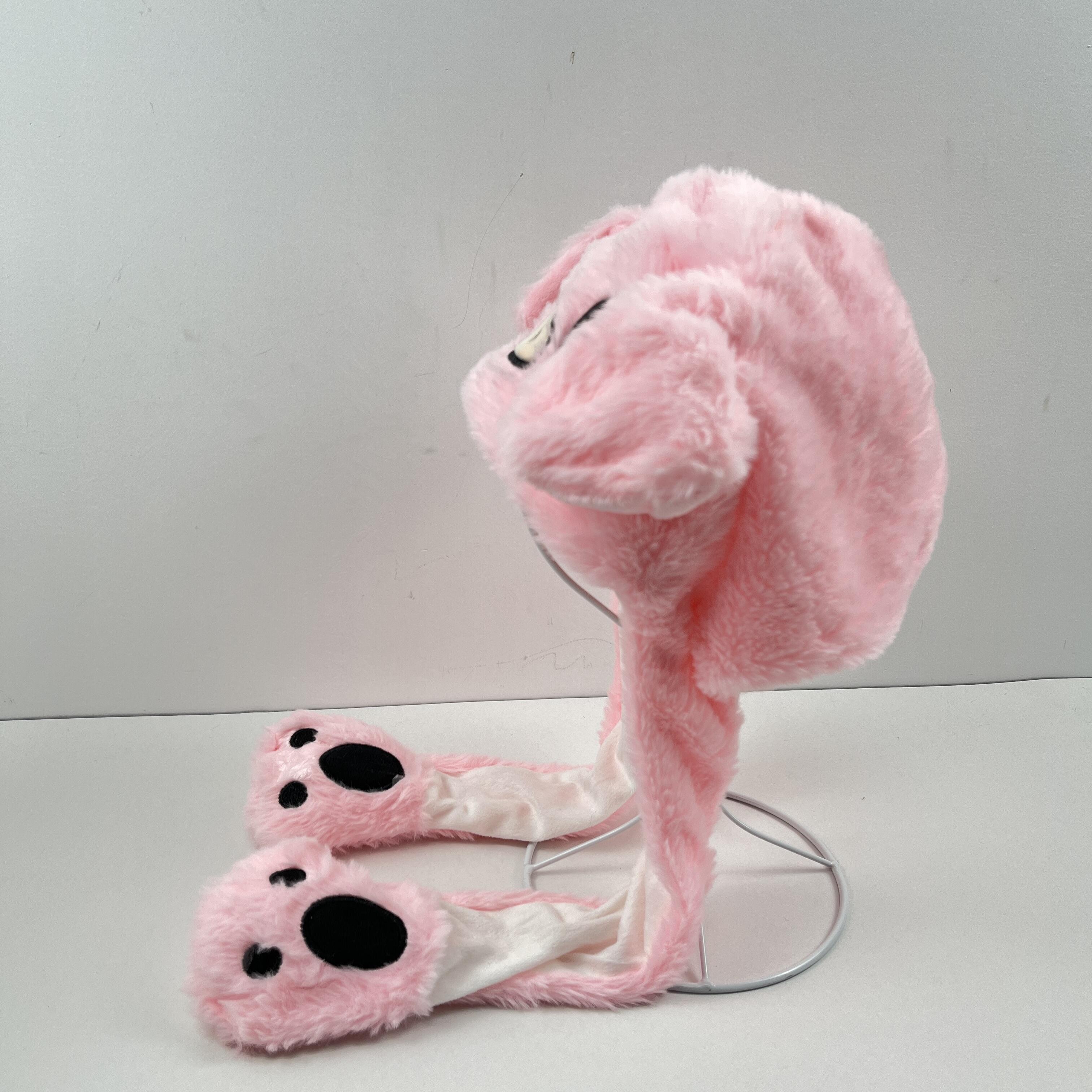 Hot sale Cute Rabbit Ears hat Plush Move Airbag headgear toy Gift LED hats details