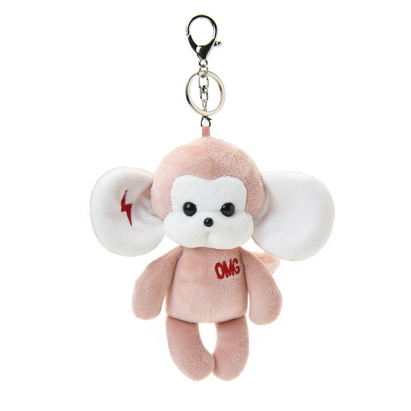 Custom Mini Plush KeyChain Plushies Custom Plush Toys KeyChain For soft Mascot monkey Pendant supplier