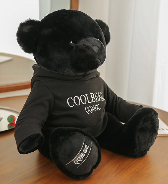 OEM Cute teddy bear with hoodie stuffed teddy bear hoodie plush toys for kids gift custom hoodie teddy bear soft toys manufacture